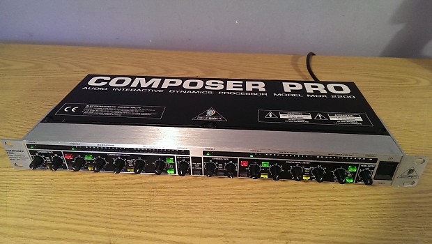 Behringer Composer Pro Mdx2200 User Manual